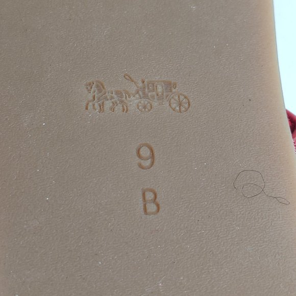 Coach Red Feather Sandals - Picture 10 of 12